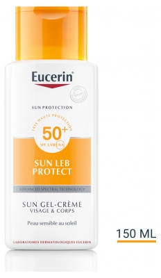 Eucerin Sun Protection Sun Leb Ple Protect Sun Gel-Crème Spf50+ 150 ml