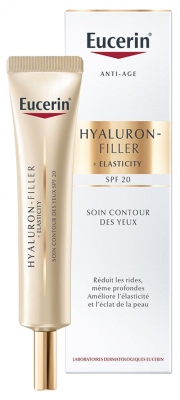 Eucerin Hyaluron-Filler + Elasticity Soin Contour Des Yeux Peaux Matures SPF 20 15 ml