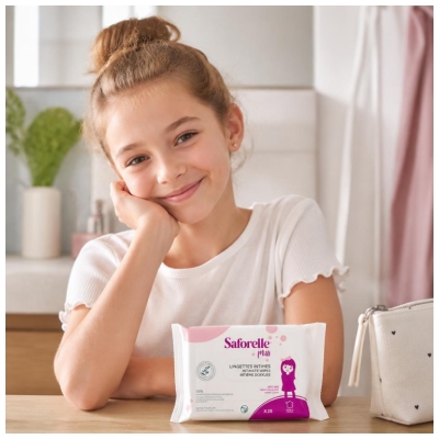 Saforelle Miss 25 Lingettes Intimes Biodégradables