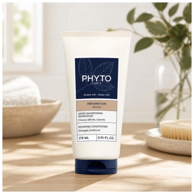 Phyto Réparation Après-Shampoing Réparateur Cheveux Abîmés et Cassants 175 ml