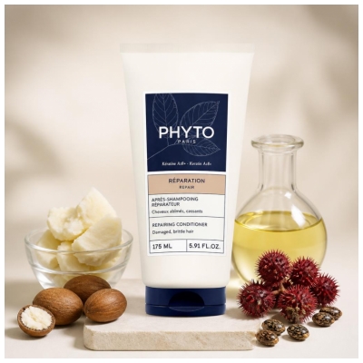 Phyto Réparation Après-Shampoing Réparateur Cheveux Abîmés et Cassants 175 ml