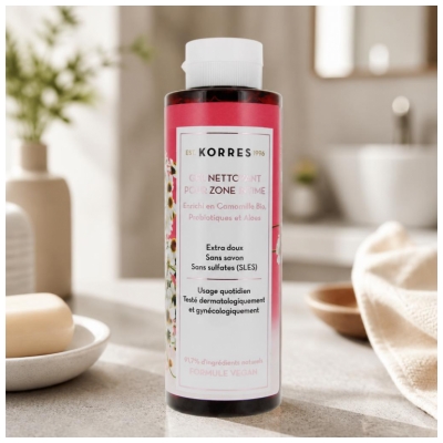 Korres Gel Nettoyant Doux Toilette Intime Camomille 250 ml