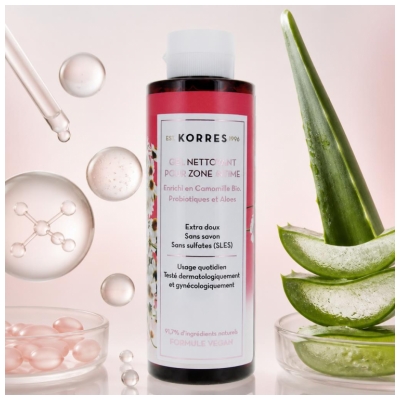 Korres Gel Nettoyant Doux Toilette Intime Camomille 250 ml