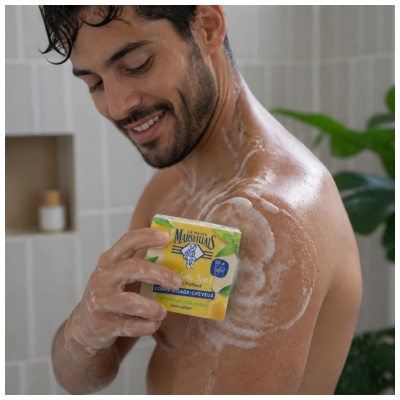 Le Petit Marseillais Savon Solide 3en1 Verveine Citron 80 g