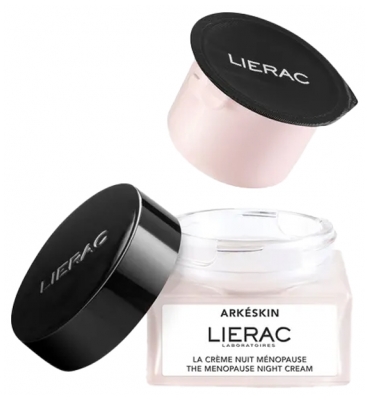 Lierac Arkéskin La Crème Nuit Ménopause Nourrit Raffermit Recharge 50 ml