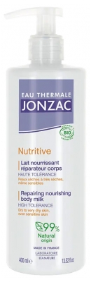 Eau de Jonzac Nutritive Lait Nourrissant Réparateur Corps Peaux Sèches à Très Sèches 400 ml