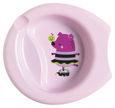 Chicco Assiette Creuse Décorée Avec Rebord - 6M+
