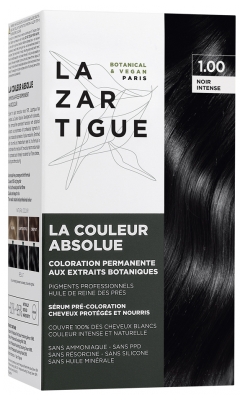 Lazartigue Couleur Absolue - Coloration : 1.00 Noir Intense