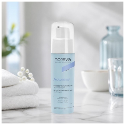 Noreva Aquareva : Peaux Déshydratées Sérum Hydratant 24H 30 ml