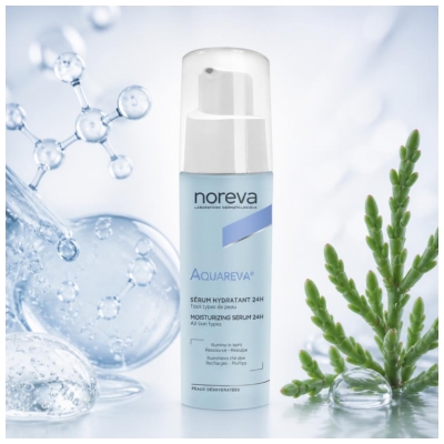 Noreva Aquareva : Peaux Déshydratées Sérum Hydratant 24H 30 ml