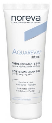 Noreva Aquareva : Peaux Déshydratées Crème Riche Hydratante 24H 40 ml