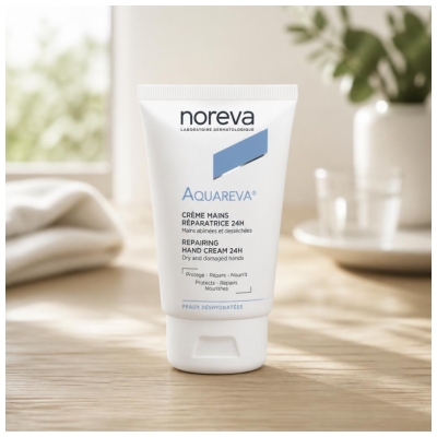 Noreva Aquareva : Peaux Déshydratées Crème Mains 50 ml