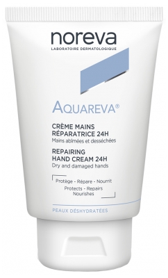 Noreva Aquareva : Peaux Déshydratées Crème Mains 50 ml