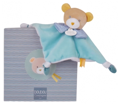 Doudou et Compagnie Maé l'Ours Doudou Carré (1 Doudou + 1 Boîte)