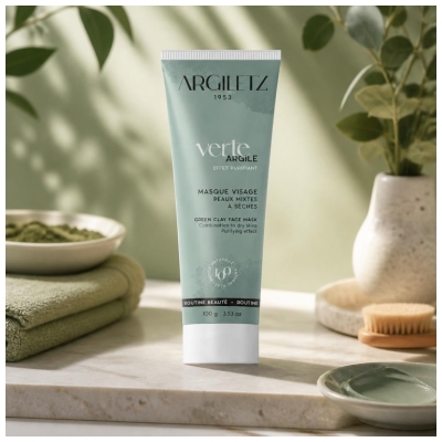 Argiletz Masque à l'Argile Verte Peaux Mixtes à Sèches100 g