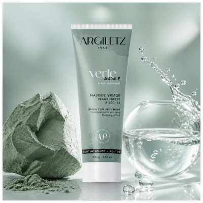 Argiletz Masque à l'Argile Verte Peaux Mixtes à Sèches100 g