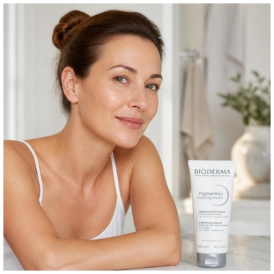 Bioderma Pigmentbio Nettoyant Éclaircissant Taches Brunes Peaux Sensibles 200 ml