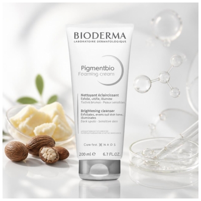 Bioderma Pigmentbio Nettoyant Éclaircissant Taches Brunes Peaux Sensibles 200 ml