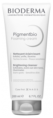 Bioderma Pigmentbio Nettoyant Éclaircissant Taches Brunes Peaux Sensibles 200 ml