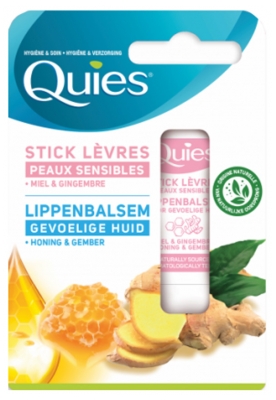 Quies Sticks Lèvres Miel Gingembre - Étui 1 Unité