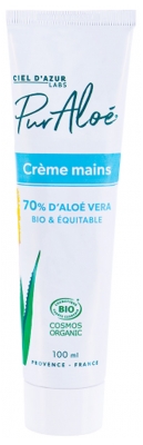 Pur Aloé Crème Mains 70% Aloé Vera Bio 100 ml