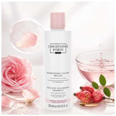 Christophe Robin Shampoing Volume Délicat (Cheveux Fins et Plats) 250 ml