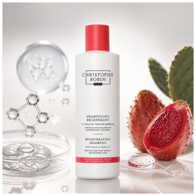 Christophe Robin Shampoing Régénérant (Cheveux Secs et Abîmés) 250 ml