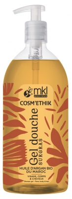 Mkl Green Nature Ethik Gel Douche Argan Bio du Maroc 1 Litre