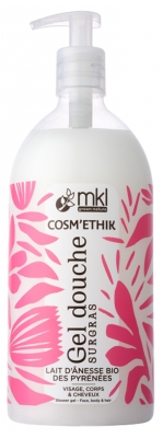 Mkl Green Nature Ethik Gel Douche Lait d'Ânesse du Gers 1 Litre