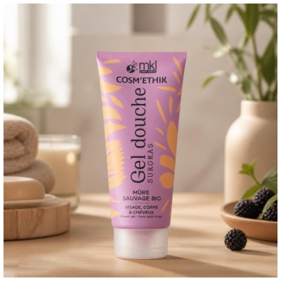 MKL Green Nature Cosm'Ethik Gel Douche Mûre Sauvage Bio 200 ml