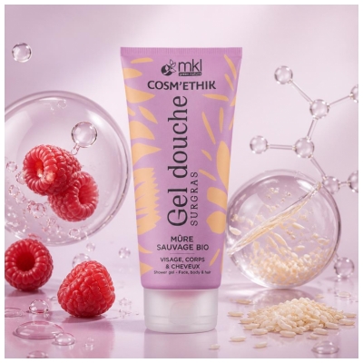 MKL Green Nature Cosm'Ethik Gel Douche Mûre Sauvage Bio 200 ml