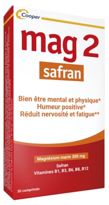 Mag 2 Safran Bien-Être 30 comprimés