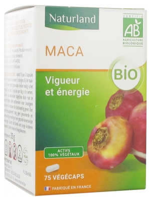 Gélules de Maca Bio 75 végécapsules - Complément alimentaire naturel