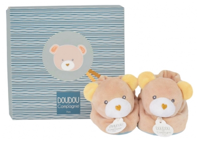 Doudou et Compagnie Mae l'Ours Chaussons (1 Doudou + 1 Boite)