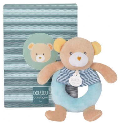 Doudou et Compagnie Mae l'Ours Hochet (1 Doudou + 1 Boite)