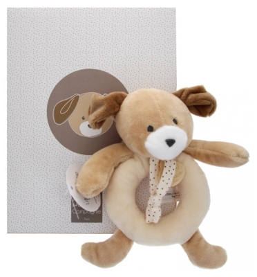 Doudou et Compagnie Réglisse le Chien Hochet (1 Doudou + 1 Boite)