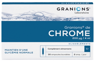 Granions ? de Chrome 200 ?g Ampoules
