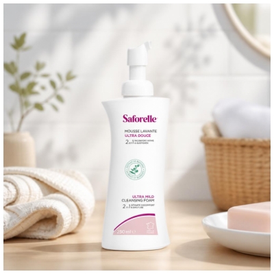 Saforelle Mousse Lavante Ultra Douce Inconfort Intime 250 ml