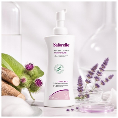 Saforelle Mousse Lavante Ultra Douce Inconfort Intime 250 ml