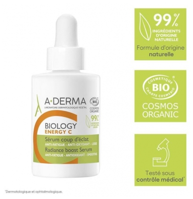A-DERMA Biology Sérum Coup d'Éclat 30 ml