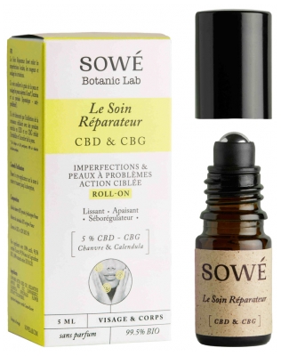 Sowé Le Soin Réparateur Anti-Imperfection CBD & CBG 5 ml