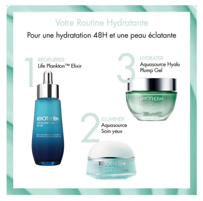 Biotherm Aquasource Total Eye Revitalizer Gelée Yeux Effet Froid 15 ml