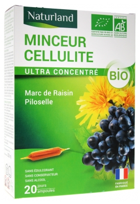 Phytothérapie pour mincir : Arkopharma Minceur Cellulite Bio - 30 ampoules buvables de 15 ml