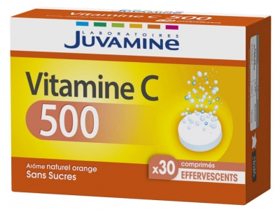 Juvamine Vitamine C 500 30 Comprimés Effervescents