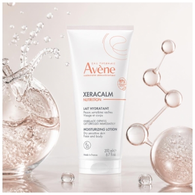 Avène XeraCalm Nutrition Lait Hydratant Peaux Sensibles Sèches 200 ml