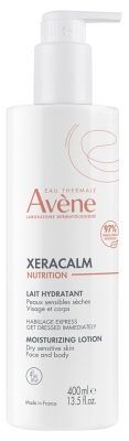 Avène XeraCalm Nutrition Lait Hydratant Peaux Sensibles Sèches 400 ml