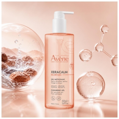 Avène XeraCalm Nutrition Gel Nettoyant Peaux Sensibles Sèches 500 ml