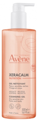 Avène XeraCalm Nutrition Gel Nettoyant Peaux Sensibles Sèches 500 ml