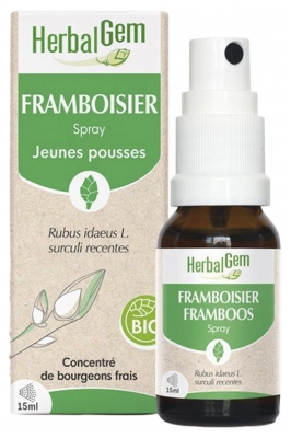 HerbalGem Framboisier (Jeunes Pousses) Spray Bio 15 ml