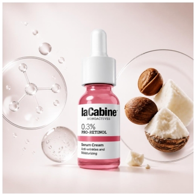 laCabine Monoactives 0,3% Pro-Retinol 2en1 Serum Cream 30 ml